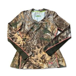 Under Armour scent control cold gear Camo Long Sleeve Top